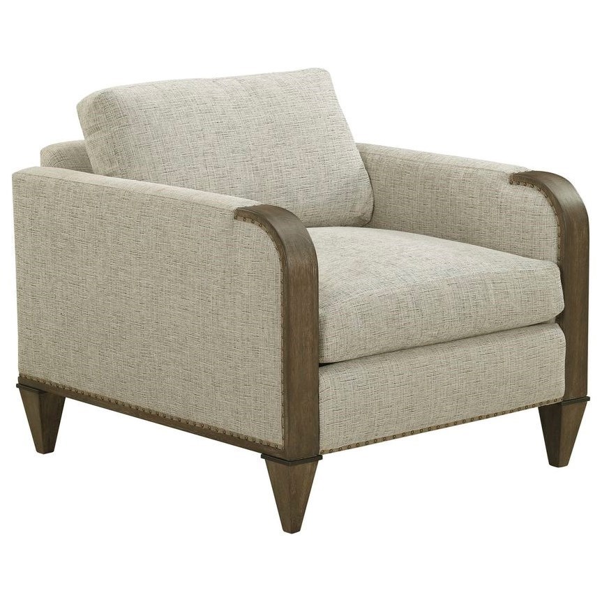 How To Reupholster A Wingback Chair With Wood Trim